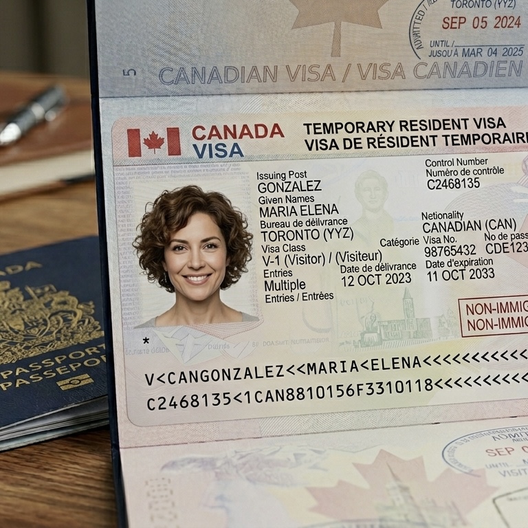 VISA Canadiense